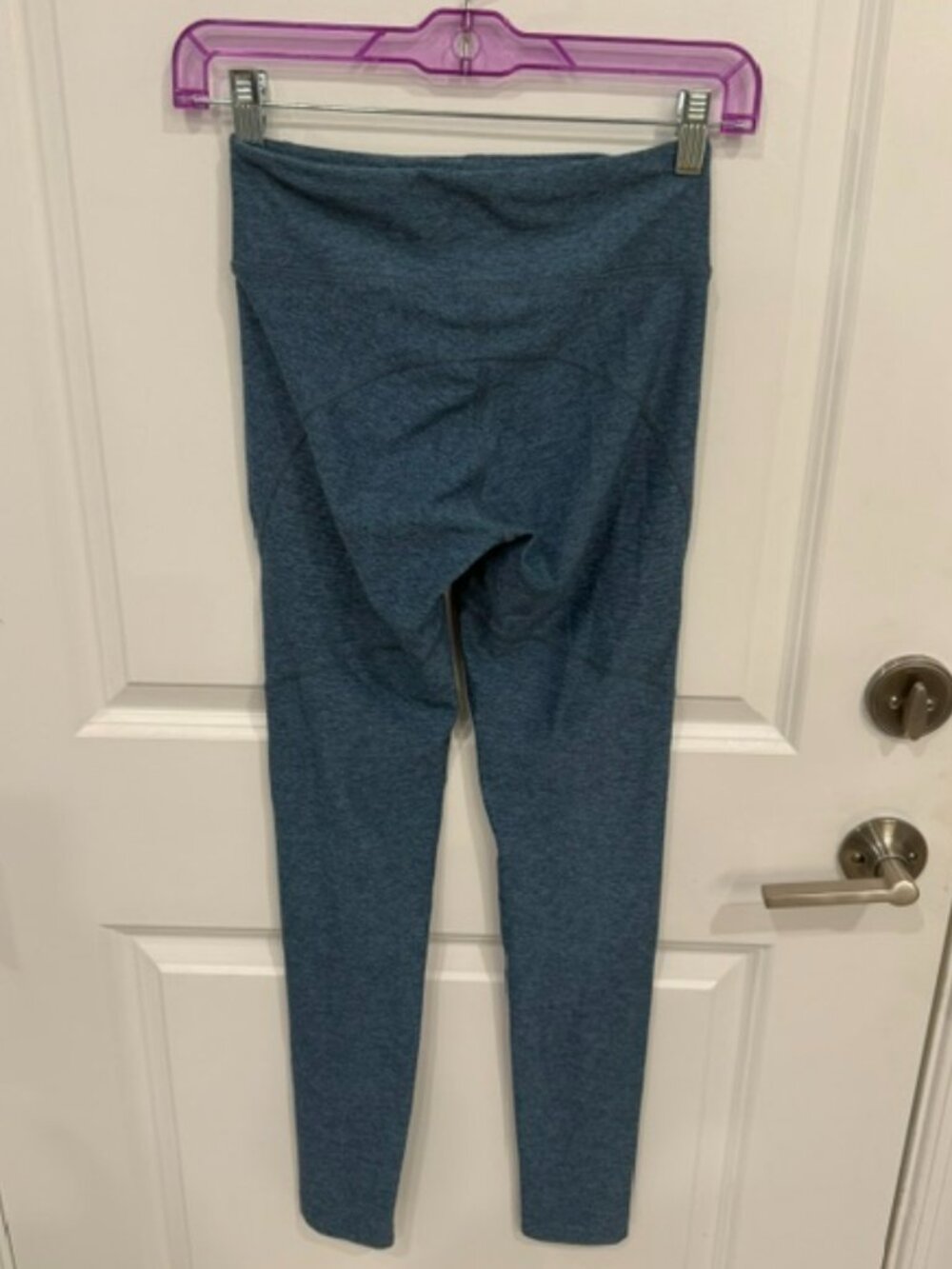 Outdoor Voices Heathered Teal Leggings - Picture 2 of 4